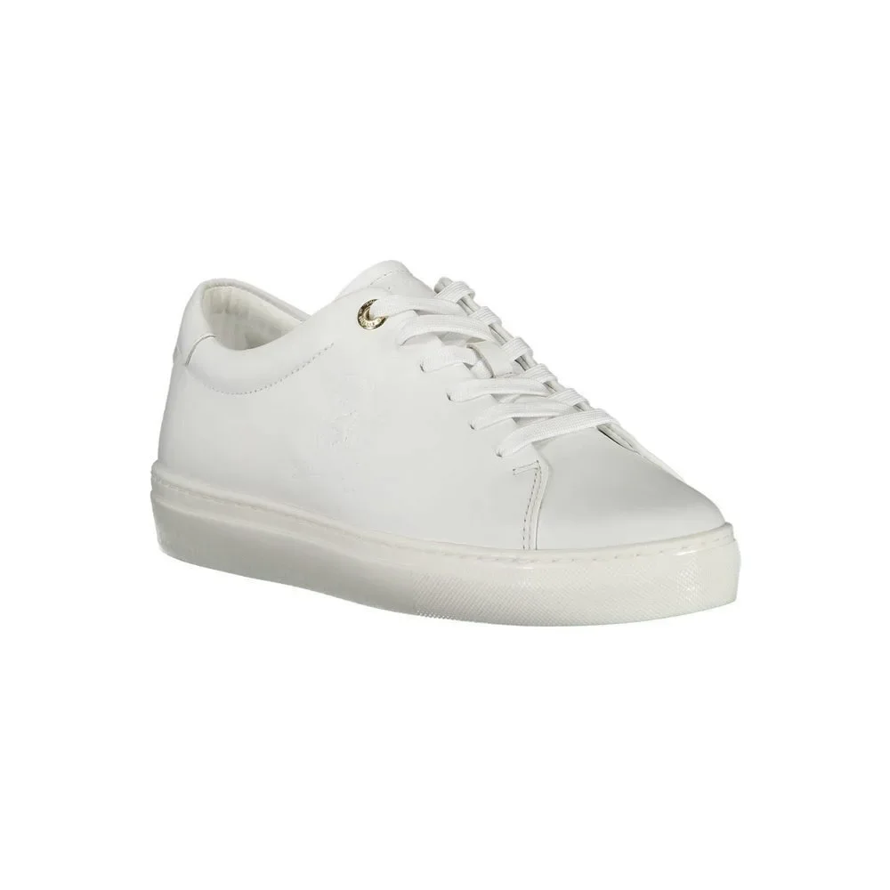 Tommy Hilfiger White Polyester Sneaker_2